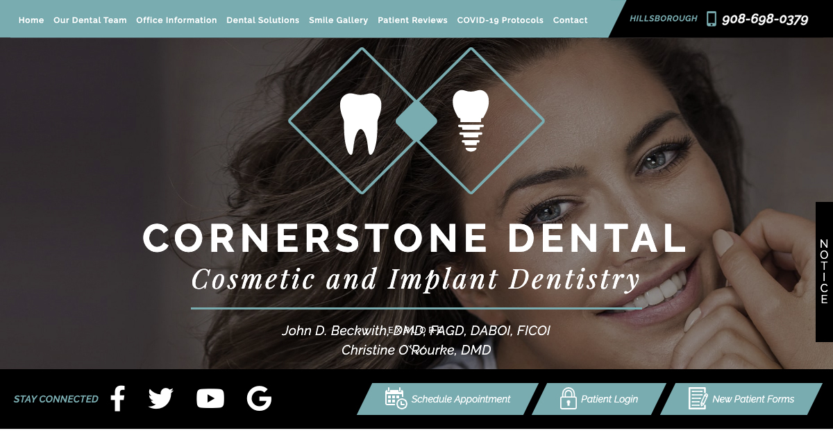 Rosemont Media created a new responsive website for cosmetic dentist Dr. John D. Beckwith